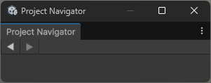 Project Browser Navigator window
